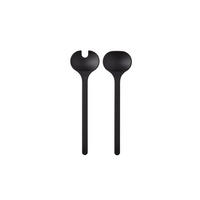 SALATBESTECK Silueta  - Schwarz, KONVENTIONELL, Kunststoff (28,5/7,9/2cm) - Mepal