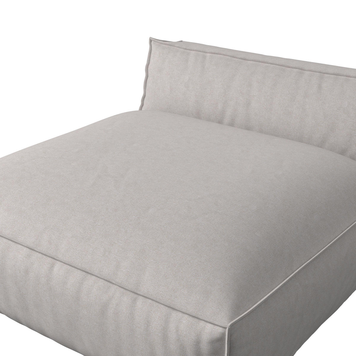 LOUNGESOFA  - Beige, MODERN, Textil (146/80/175cm) - Ambia Garden