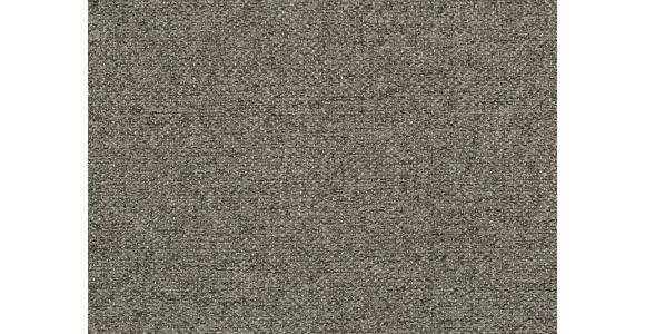 LIEGE in Webstoff Dunkelbraun  - Chromfarben/Hellbraun, Design, Kunststoff/Textil (220/93/100cm) - Xora