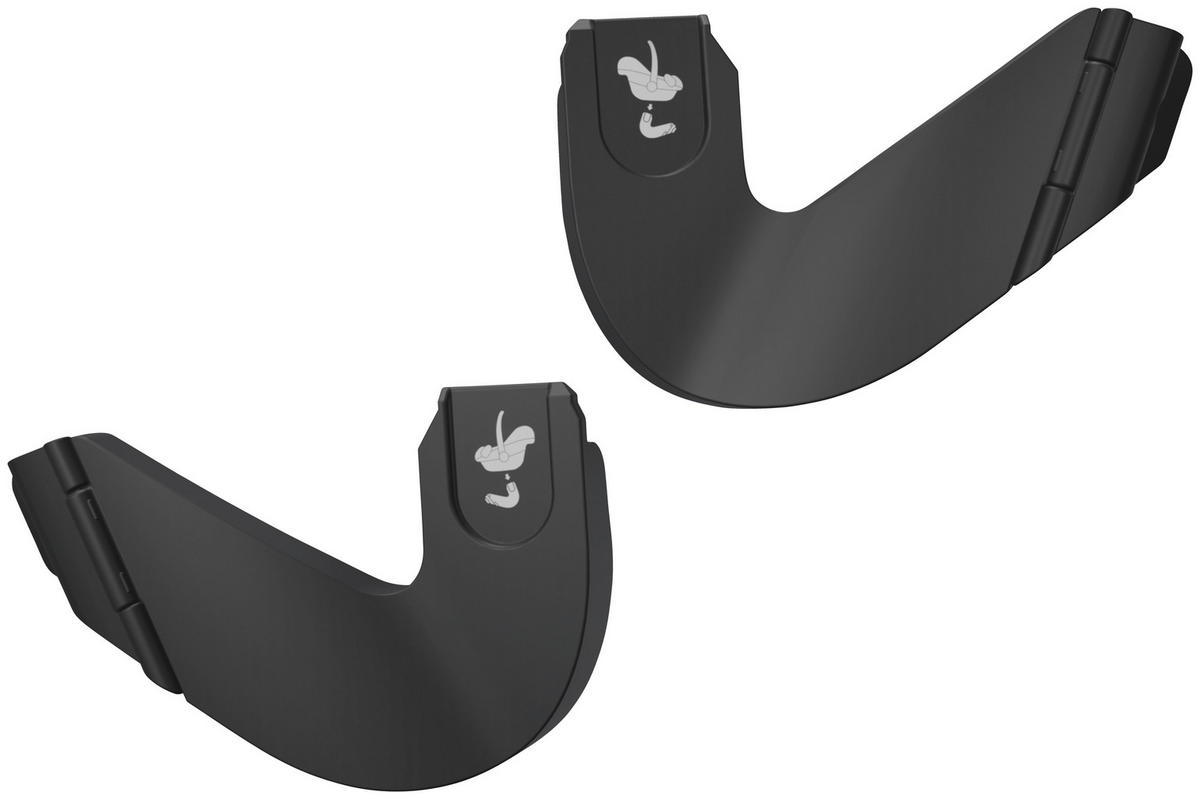 BABYSCHALENADAPTER - Schwarz, Basics, Kunststoff (28/8/12,5cm) - Joolz