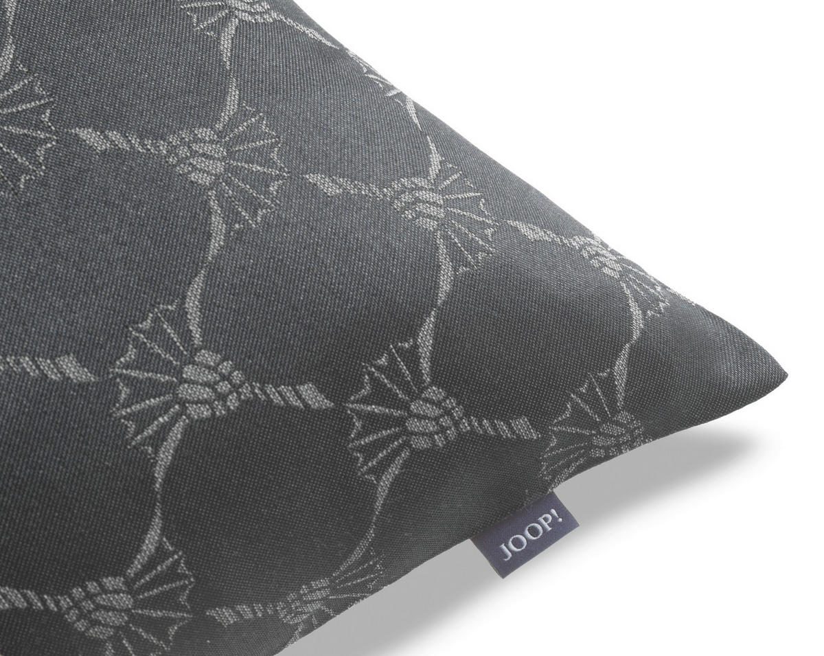 KISSENBEZUG J!Metallic 40/60 cm  - Dunkelblau, Basics, Textil (40/60cm) - Joop!