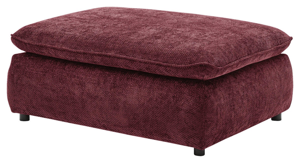 PALL i textil vinröd  - vinröd/svart, Basics, textil/plast (120/47/88cm) - Livetastic