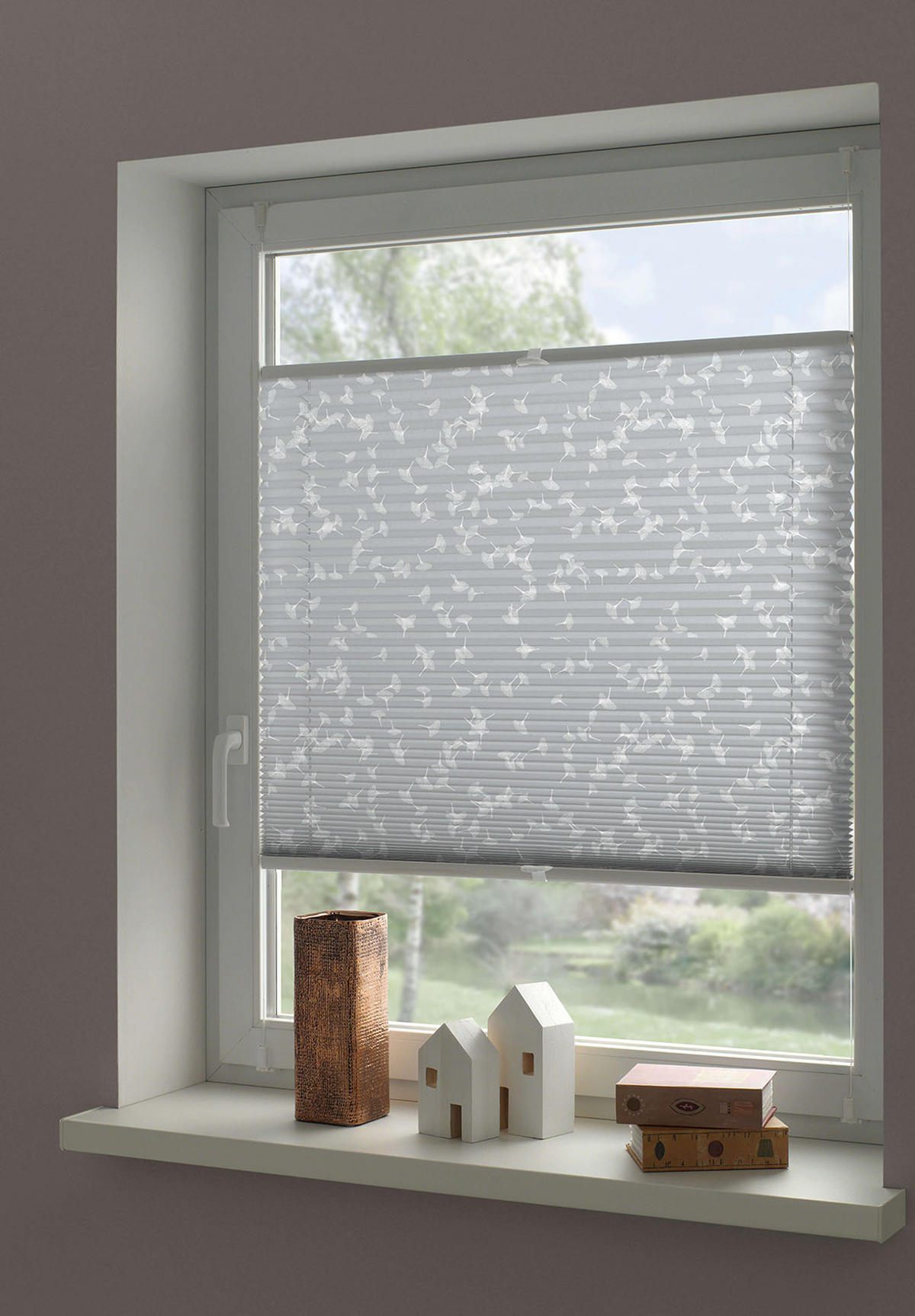 PLISE  pol prosojno  40/130 cm    - siva, Basics, tekstil (40/130cm)