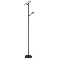 LED LAMPA OSVĚTLUJÍCÍ STROP, 25/25/179 cm  - bílá/černá, Design, kov/plast (25/25/179cm) - Globo