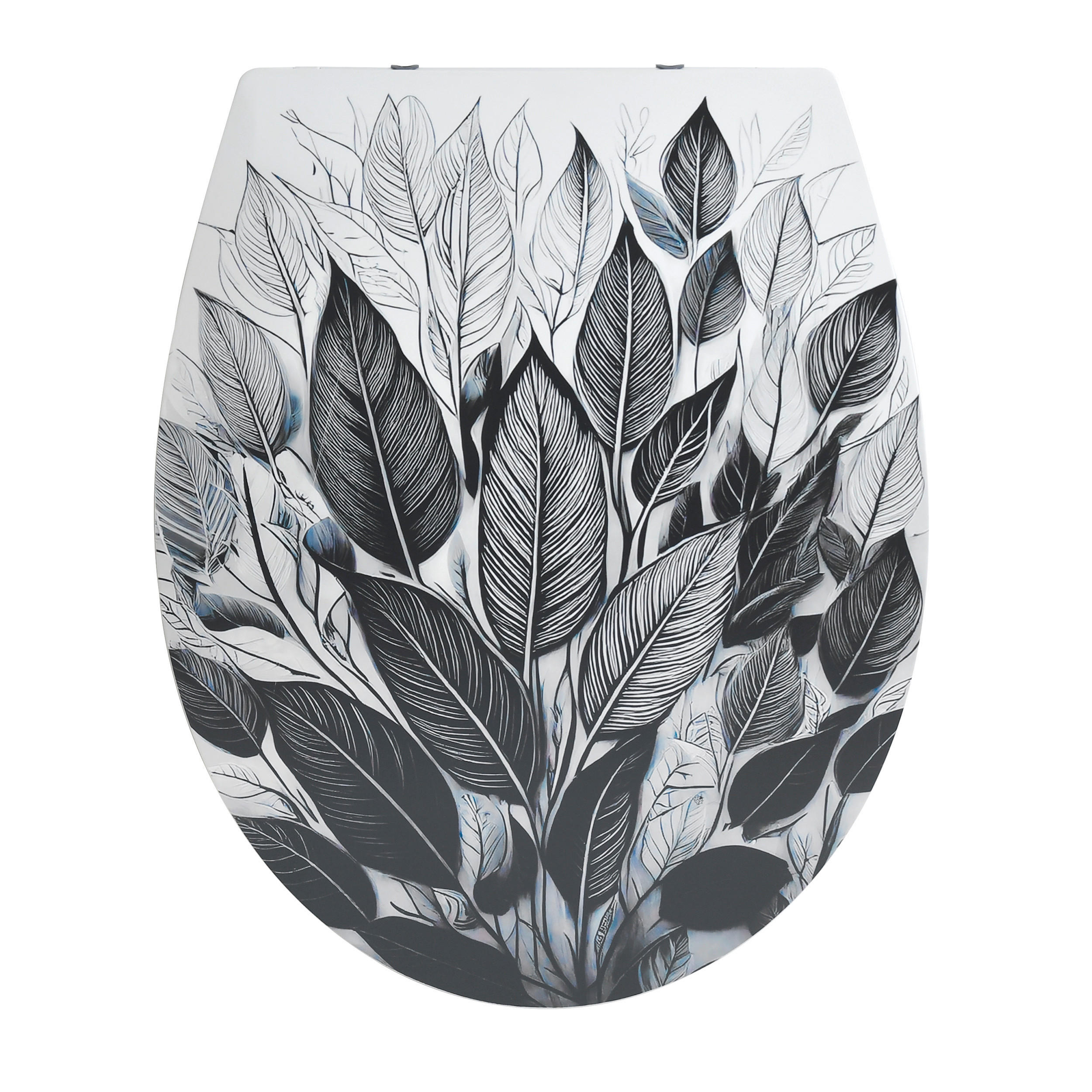 WC-SITZ - Grauweiß, Basics, Kunststoff (45.5/4/37.2cm) - MSV