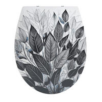 WC-SITZ - Grauweiß, Basics, Kunststoff (45.5/4/37.2cm) - MSV