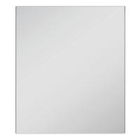WANDSPIEGEL 60/70/2 cm    in quadratisch  - Weiß, LIFESTYLE, Glas/Holz (60/70/2cm) - MID.YOU