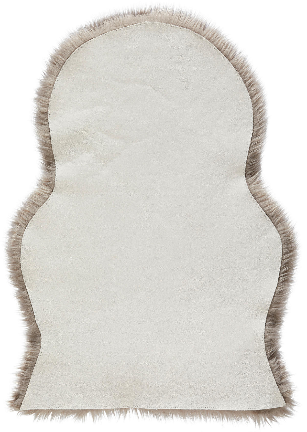 UMĚLÁ KOŽEŠINA, 60/90 cm, šedohnědá - šedohnědá, Basics, kožešina/textil (60/90cm) - Boxxx