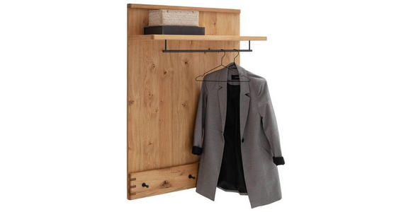 GARDEROBE in 175/208/37 cm - Wildeiche, Natur, Holz/Holzwerkstoff (175/208/37cm) - Waldwelt