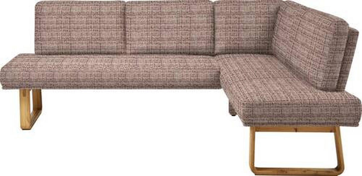 ECKBANK 240/174 cm  in Braun, Eichefarben  - Eichefarben/Braun, Design, Holz/Textil (240/174cm) - Dieter Knoll