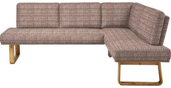 ECKBANK 240/174 cm in Braun, Eichefarben - Eichefarben/Braun, Design, Holz/Textil (240/174cm) - Dieter Knoll