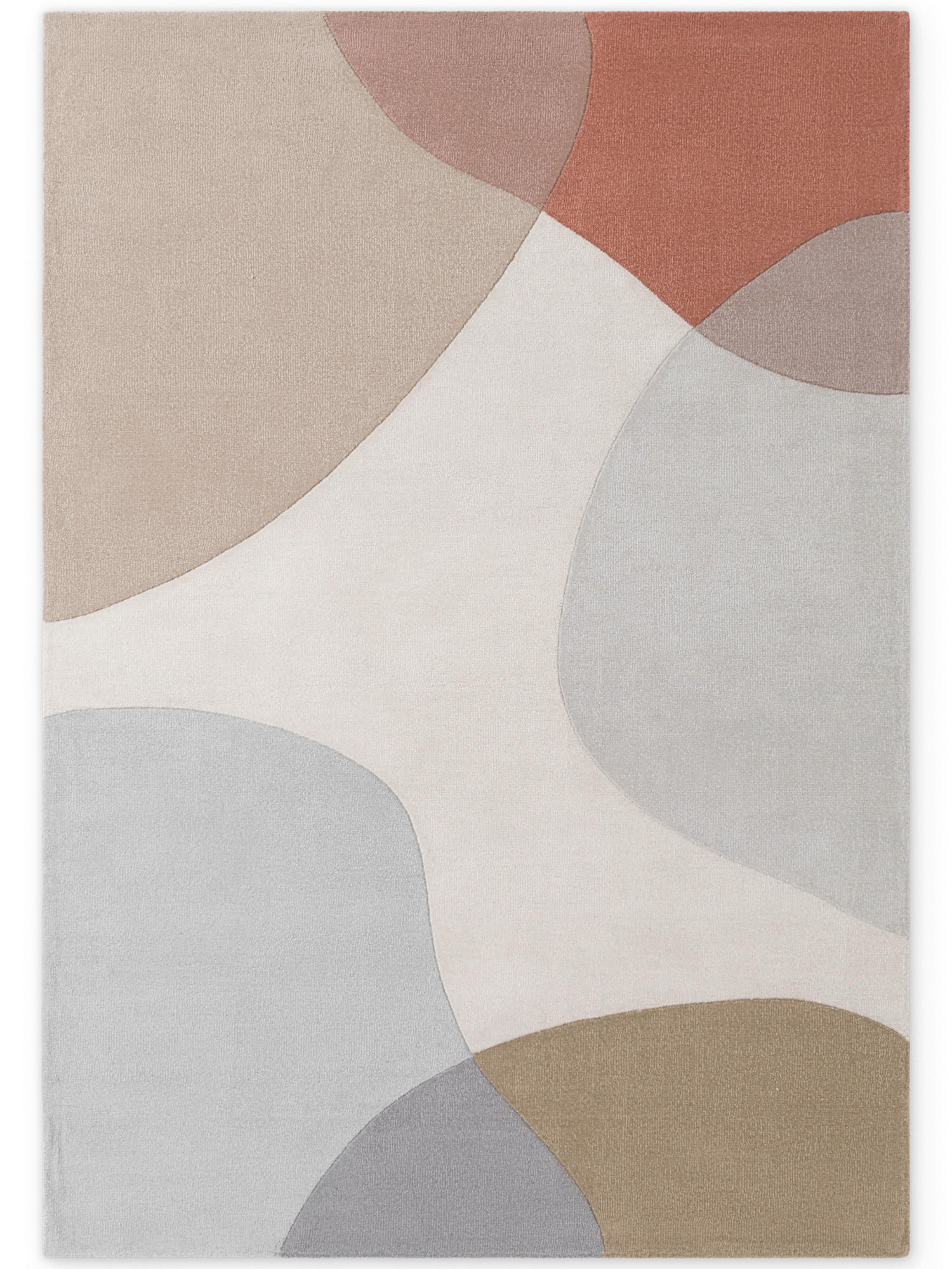 Ted Baker Handwebteppich Hackney Creme, Mehrfarbig, Pastellblau 120x170 cm
