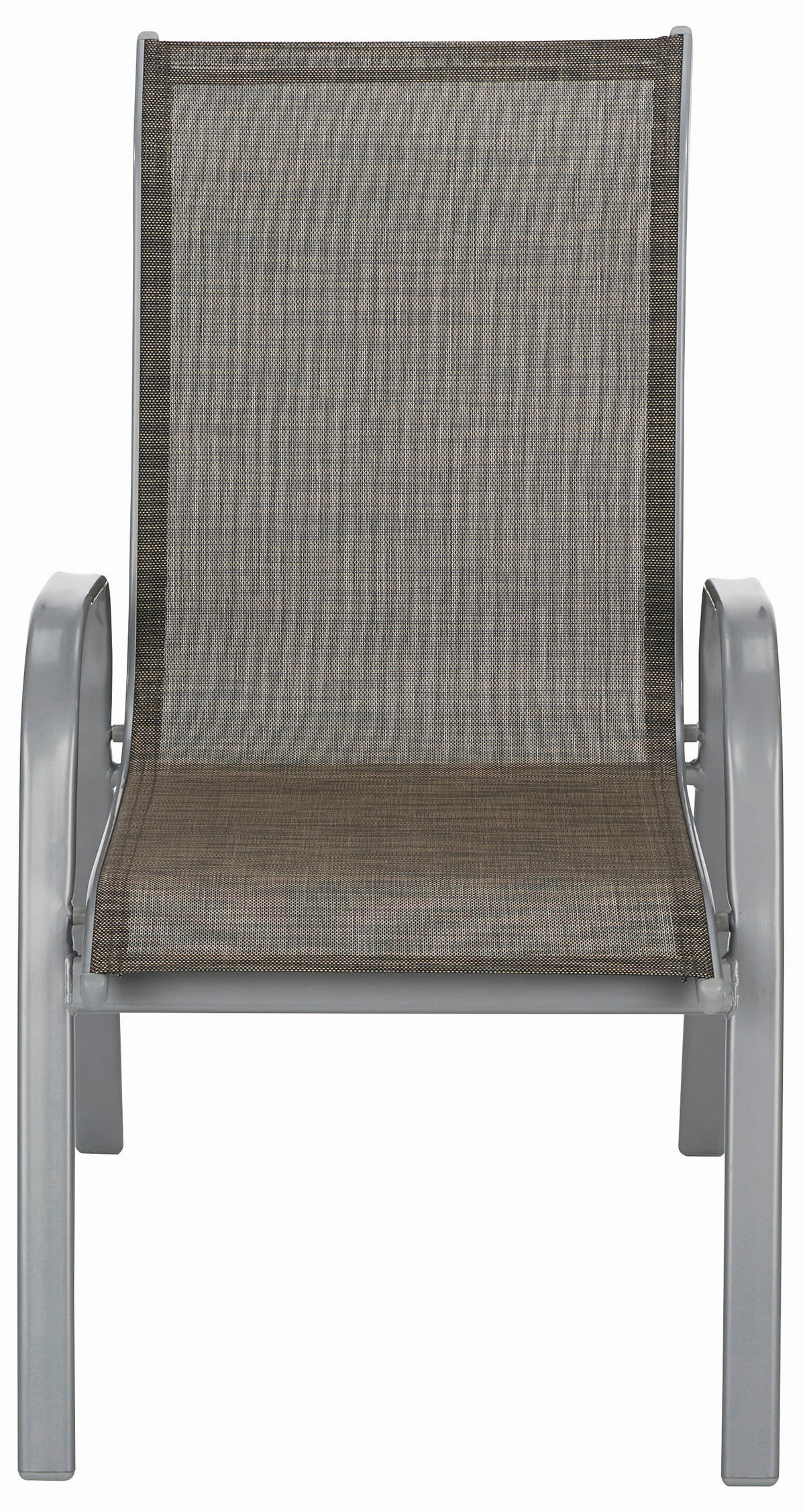 STOLICA SLOŽIVA  srebrne boje, svijetlo smeđa  metal, tekstil      - srebrne boje/svijetlo smeđa, Basics, metal/tekstil (55/96/76cm) - Ambia Garden