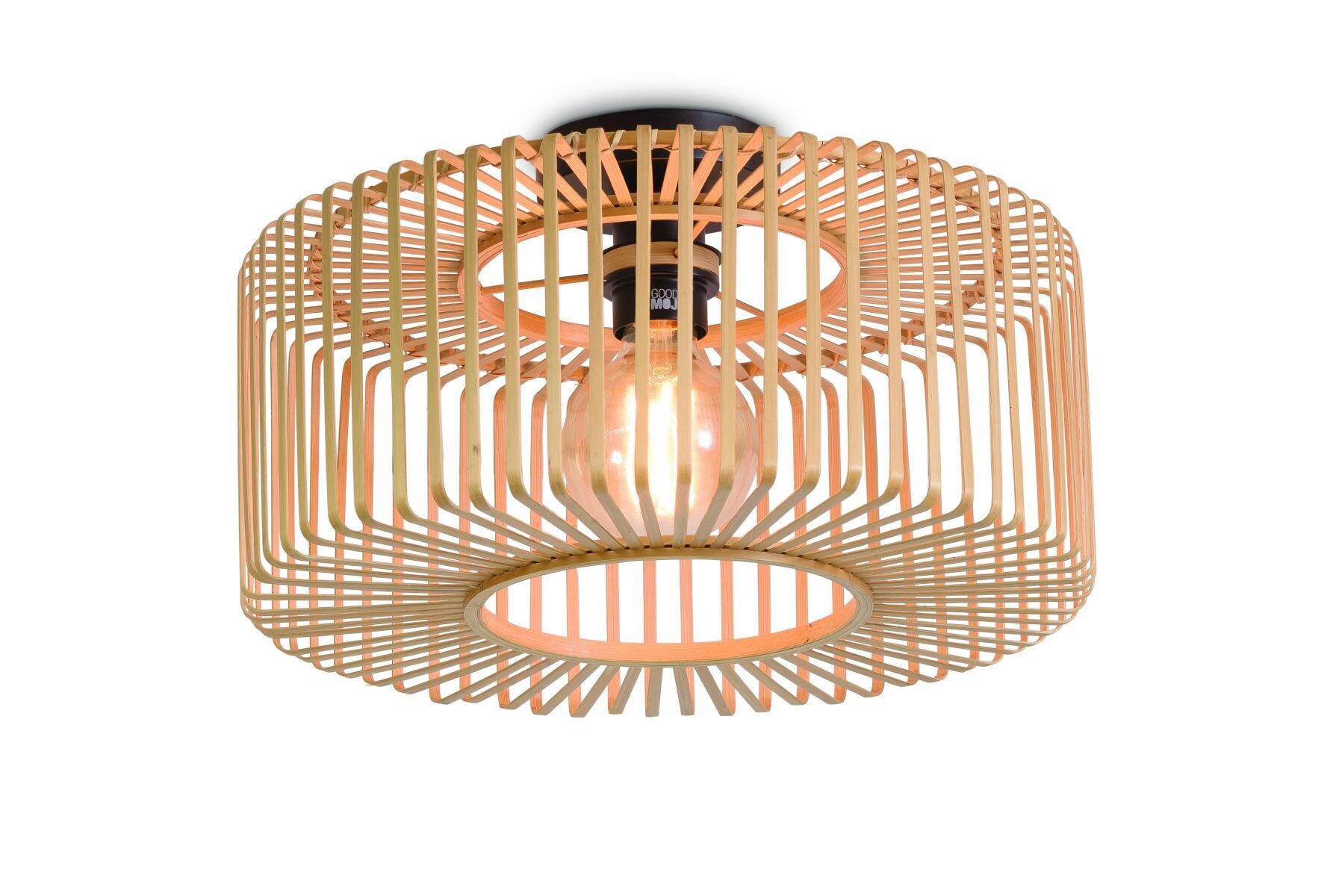 TAKLAMPA GOOD&MOJO  40/20 cm  - naturfärgad, Trend, trä (40/20cm) - Good & Mojo