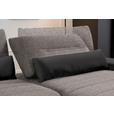 ECKSOFA in Webstoff Graubraun  - Graubraun/Schwarz, KONVENTIONELL, Textil/Metall (273/191cm) - Carryhome