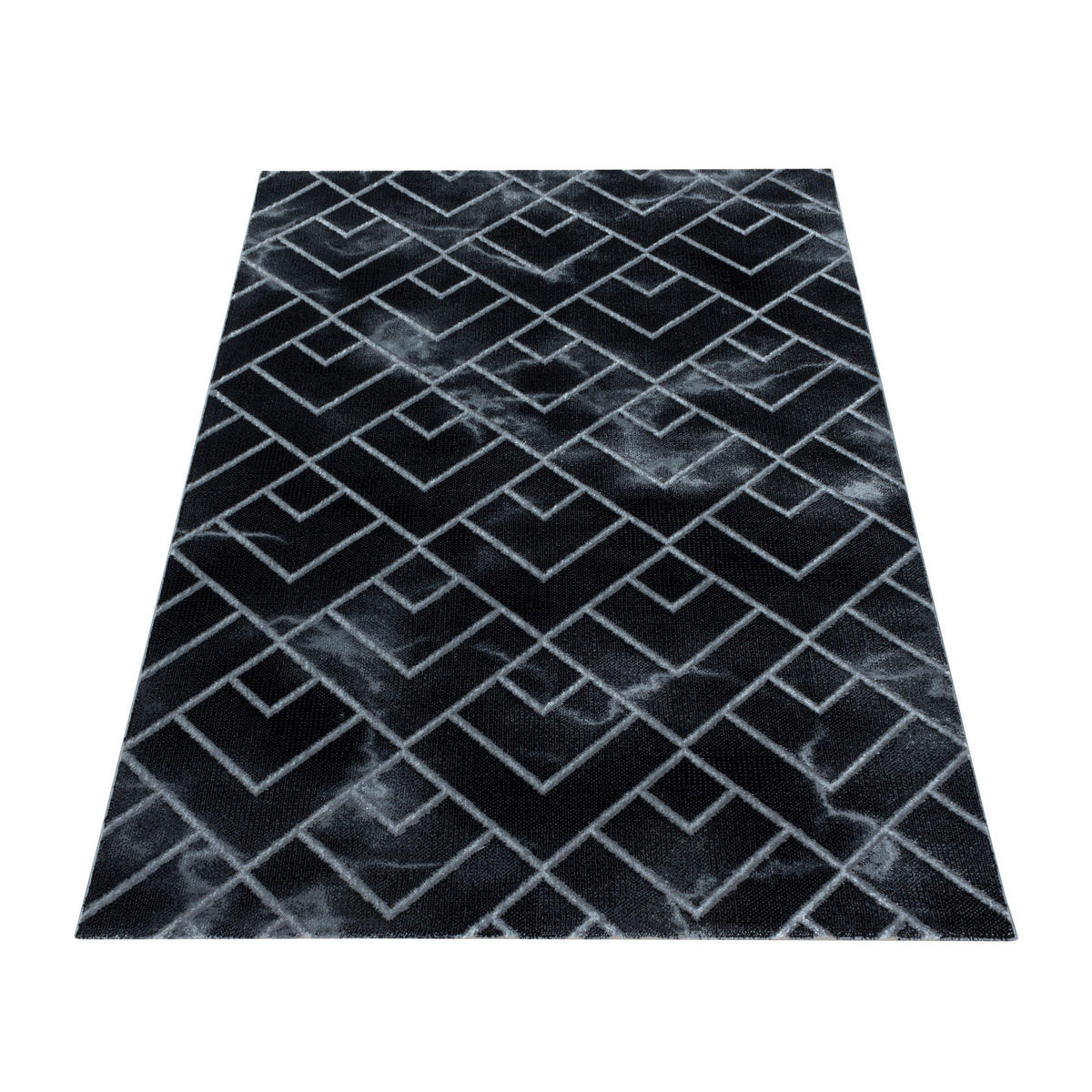 VÄVD MATTA 160/230 cm Naxos 3814 silber  - silver, Design, textil (160/230cm)