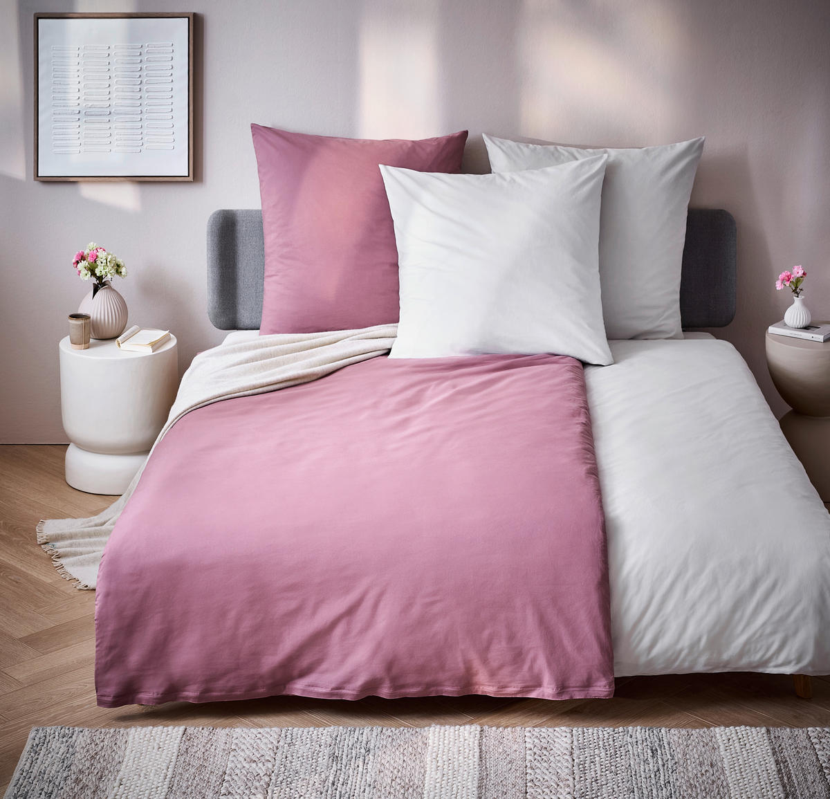 BETTWÄSCHE Renforcé 135/200 cm  - Weiß, Textil (135/200cm) - Esposa