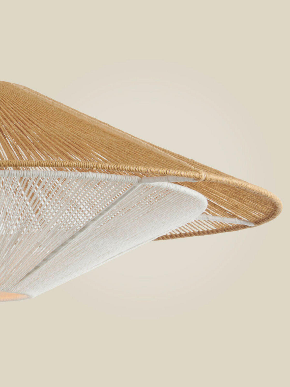 Lampă Suspendată 60/60/270 cm  - alb/maro deschis, Trend, hârtie (60/60/270cm) - Good & Mojo