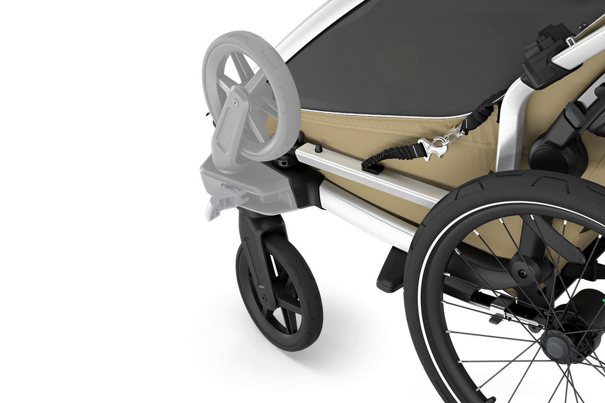 FAHRRADANHÄNGER   Chariot Cross2 dbl  - Hellbraun, Basics, Textil/Metall (88/34/73cm) - Thule