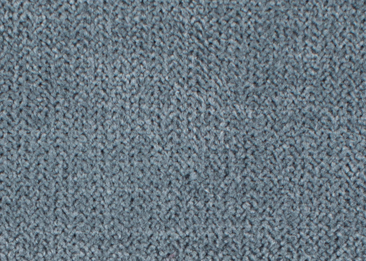 ECKSOFA in Flachgewebe Blaugrau  - Blaugrau/Schwarz, Design, Textil/Metall (310/250cm) - Moderano