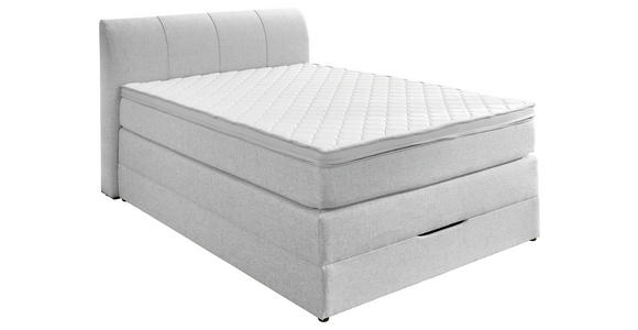 BOXSPRINGBETT 140/200 cm  in Silberfarben  - Silberfarben, KONVENTIONELL, Textil (140/200cm) - Carryhome