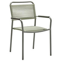 STAPELSESSEL in Metall, Kunststoff Jadegrün  - Jadegrün, Basics, Kunststoff/Metall (59/59/61cm) - Stern