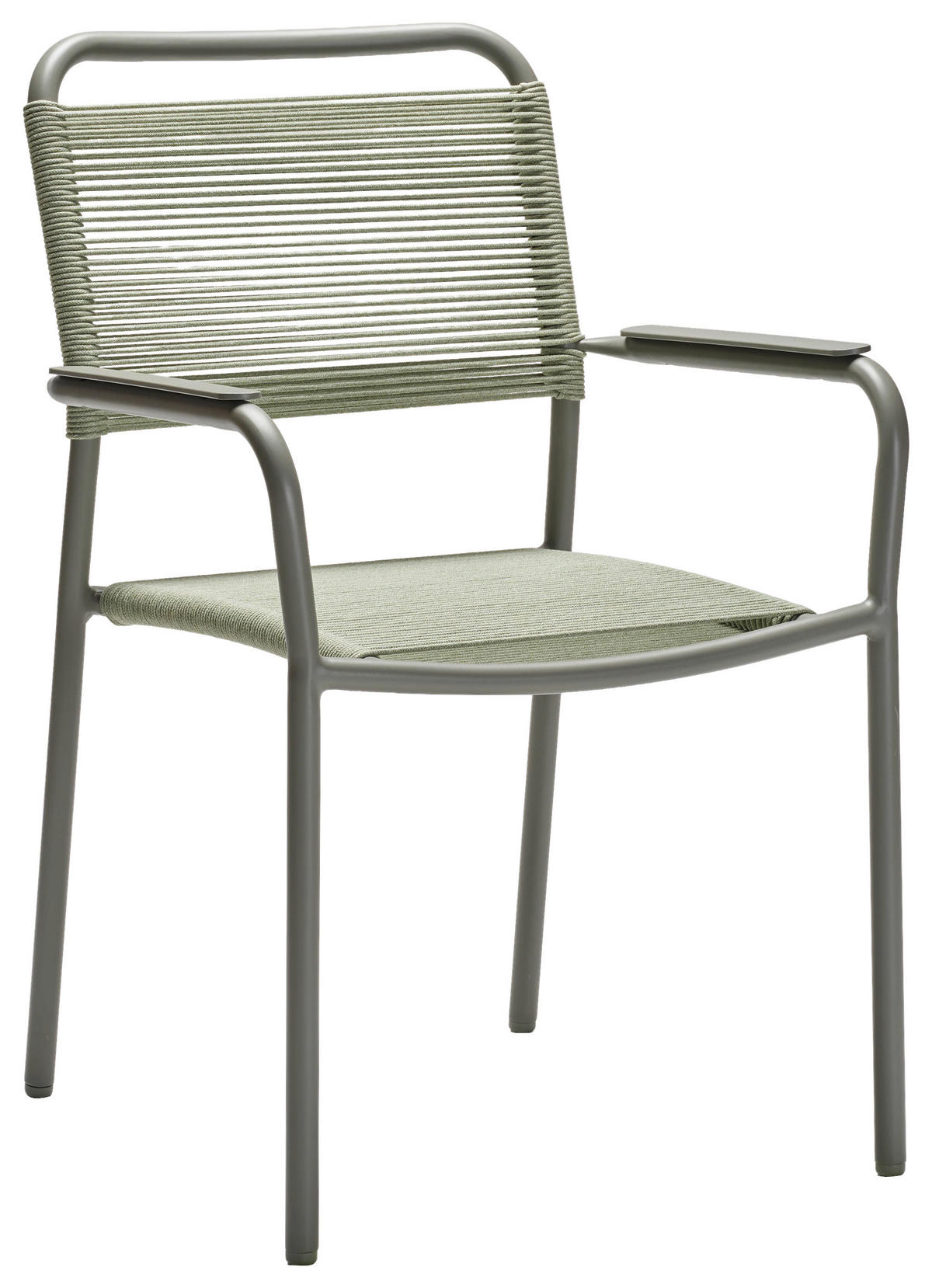 STAPELSESSEL in Metall, Kunststoff Jadegrün  - Jadegrün, Basics, Kunststoff/Metall (59/59/61cm) - Stern