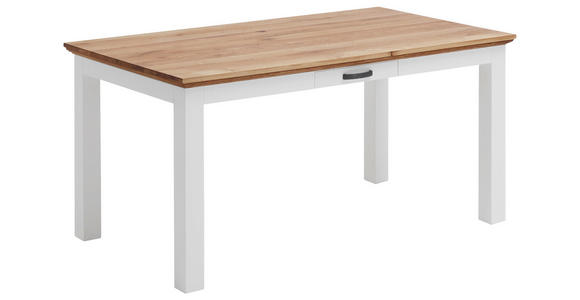 ESSTISCH in Holz 160/90/76 cm  - Eichefarben/Weiß, LIFESTYLE, Holz (160/90/76cm) - Landscape