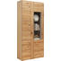VITRINE in Holz, Holzwerkstoff - Eichefarben/Dunkelbraun, KONVENTIONELL, Glas/Holz (89/205,1/37,7cm) - Voleo VITRINE in Holz, Holzwerkstoff - Eichefarben/Dunkelbraun, KONVENTIONELL, Glas/Holz (89/205,1/37,7cm) - Voleo