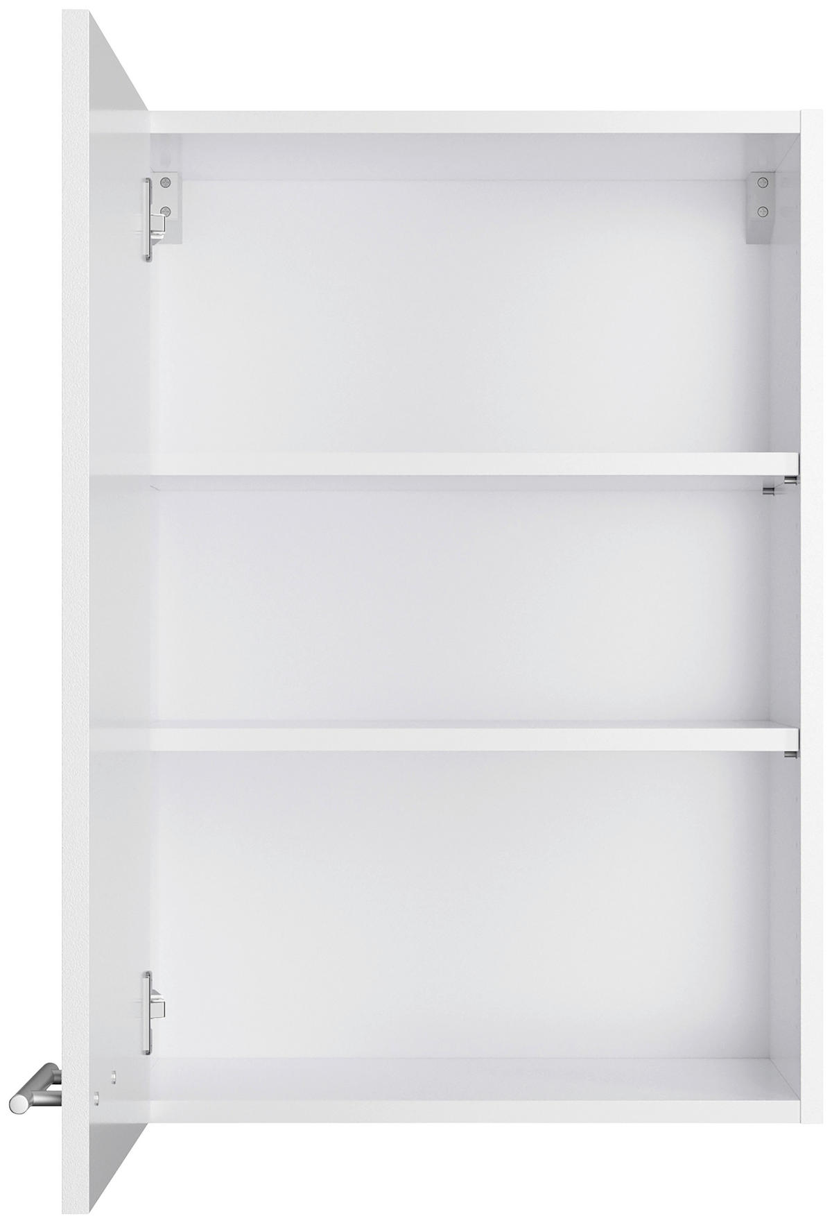 KÜCHENLEERBLOCK 270 cm   in Weiß  - Edelstahlfarben/Anthrazit, Basics, Holzwerkstoff/Metall (270cm) - Optifit