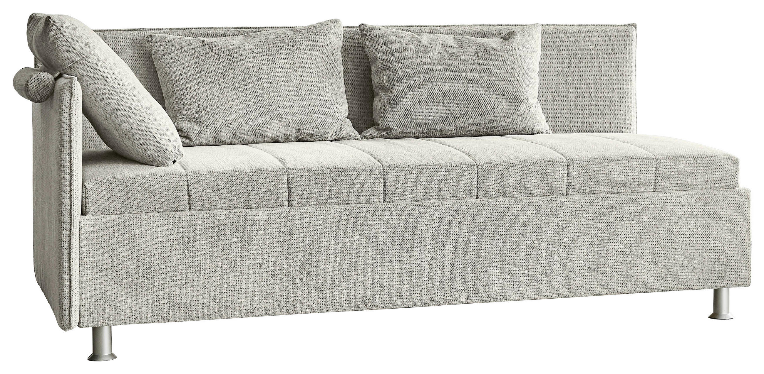 POLSTERLIEGE Flachgewebe Naturfarben  - Alufarben/Naturfarben, KONVENTIONELL, Holz/Holzwerkstoff (90/200cm) - Beldomo - Sleep