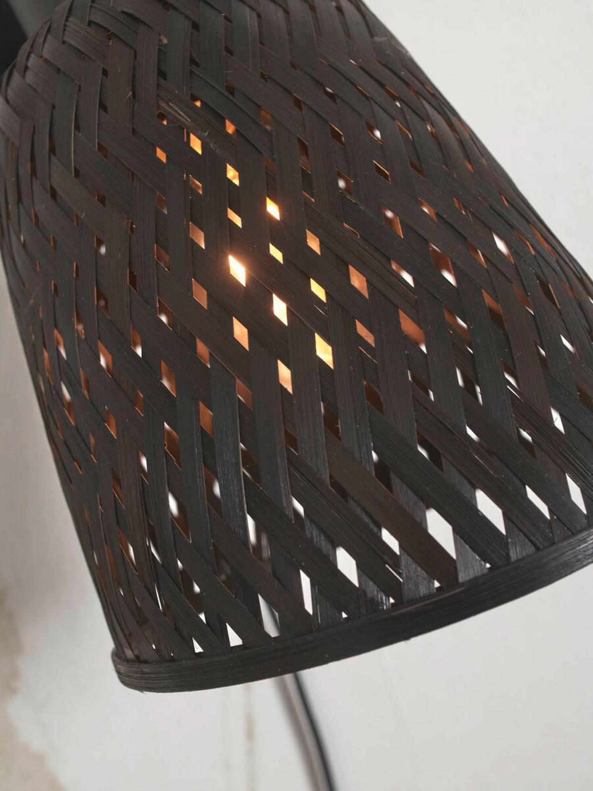 WANDLEUCHTE GOOD&MOJO  15/15/22 cm   - Schwarz, Trend (15/15/22cm) - Good & Mojo