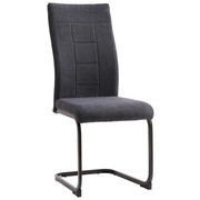 SCHWINGSTUHL Webstoff Grau, Schwarz - Schwarz/Grau, Design, Textil/Metall (43/99/62cm) - Carryhome