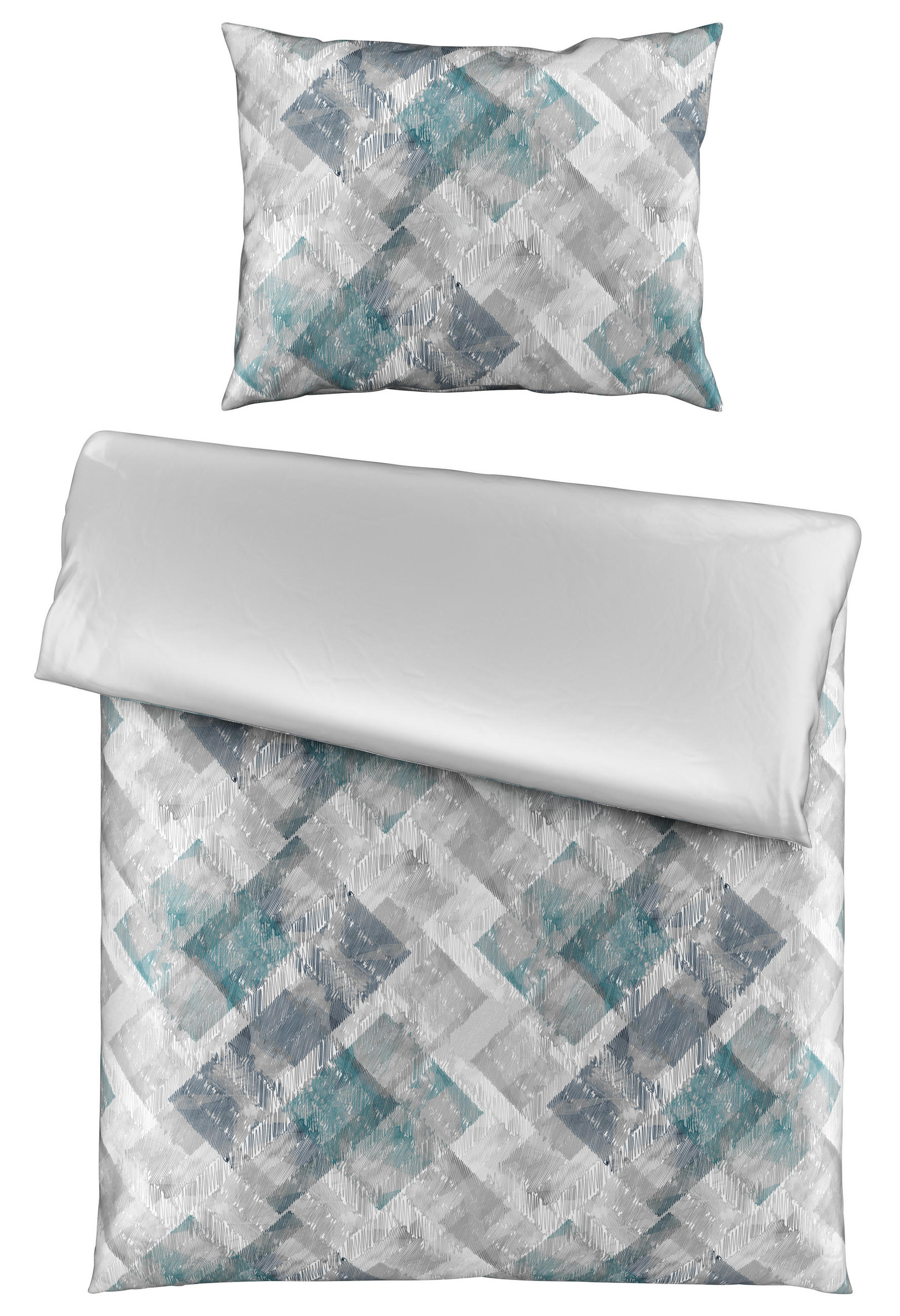 Novel OBOJSTRANNÁ POSTEĽNÁ BIELIZEŇ, satén, strieborná, 140/220 cm