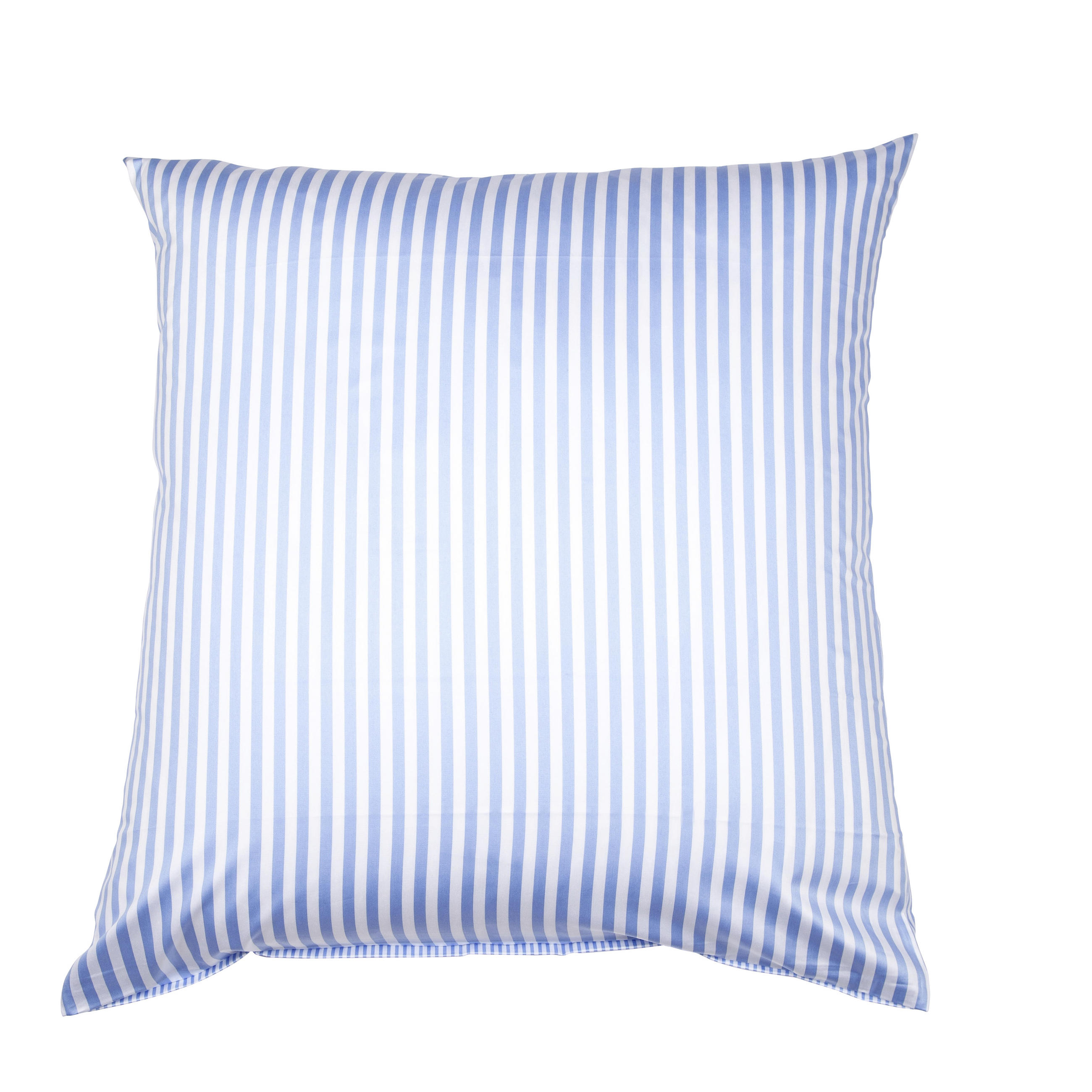 KISSENHÜLLE Giorgio 80/80 cm  - Weiß/Hellblau, KONVENTIONELL, Textil (80/80cm) - Janine