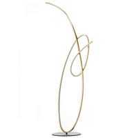 LED-STEHLEUCHTE 60/30/139 cm    - Schwarz/Bronzefarben, Design, Kunststoff/Metall (60/30/139cm)