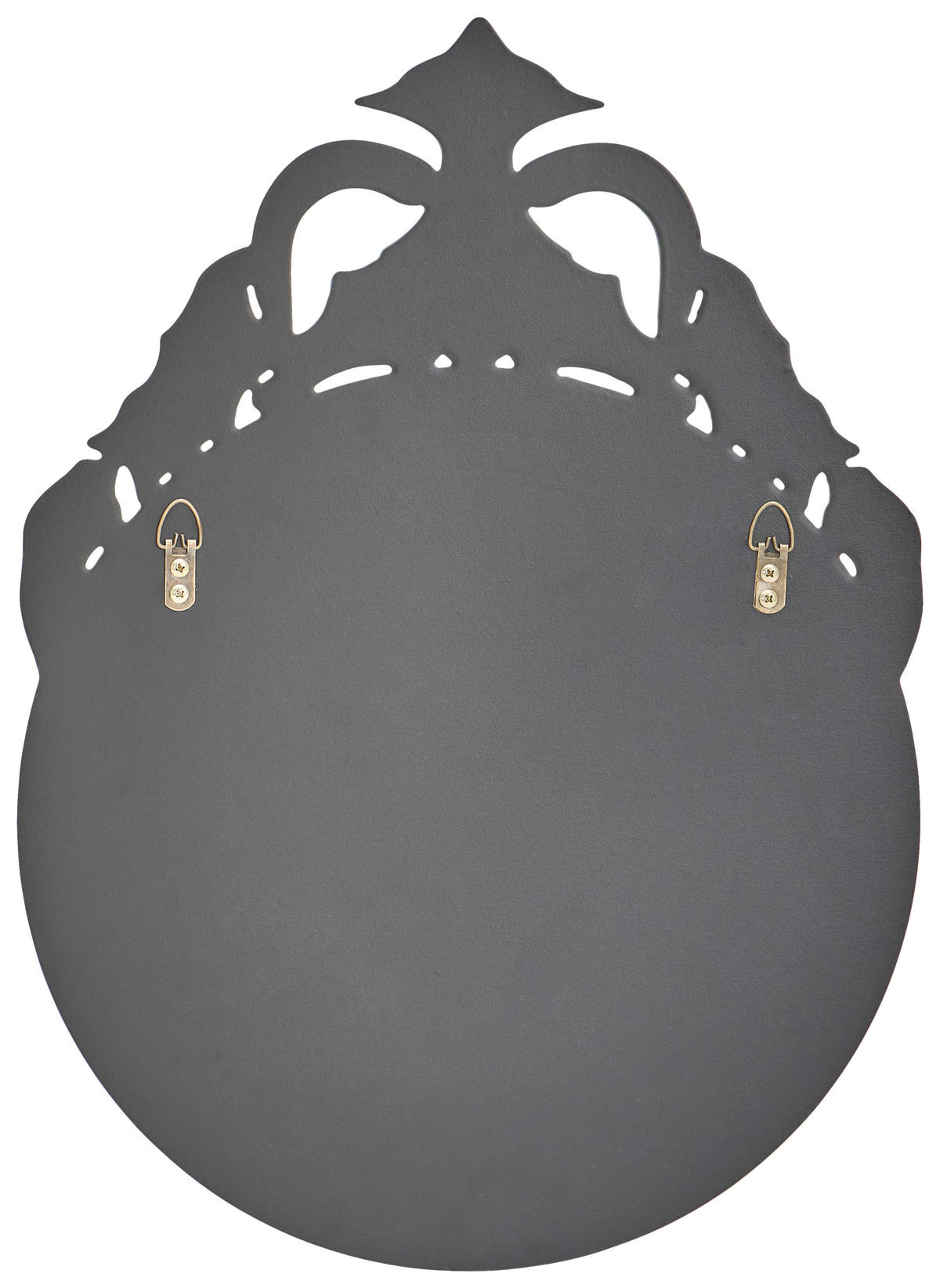 WANDSPIEGEL 40/55.5/1,3 cm    in oval  - Klar, Design, Glas/Holzwerkstoff (40/55.5/1,3cm) - MID.YOU