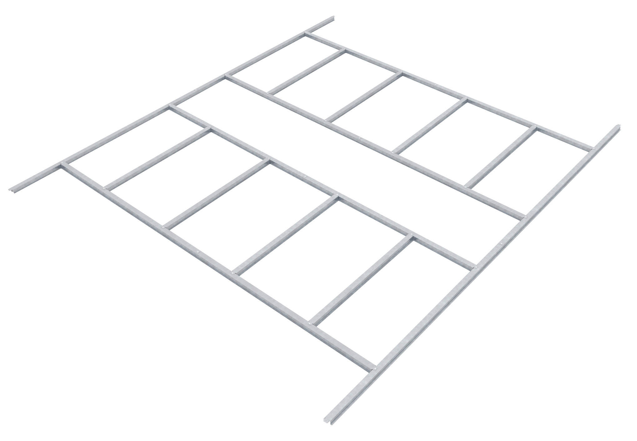 Fundamentrahmen für Frankfurt II 309x352cm, Stahl
