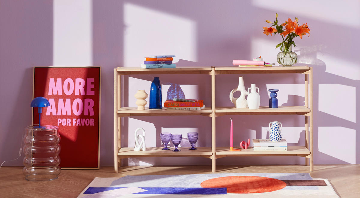 REGAL Eiche massiv Eichefarben  - Eichefarben, Trend, Holz/Holzwerkstoff (169/88,5/30cm)