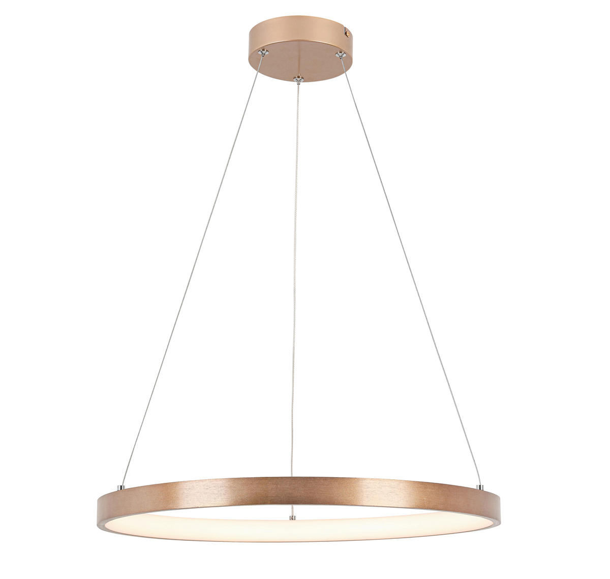 LED LUSTER  50/120 cm      - kapućino, Osnovno, metal/plastika (50/120cm) - Ambiente