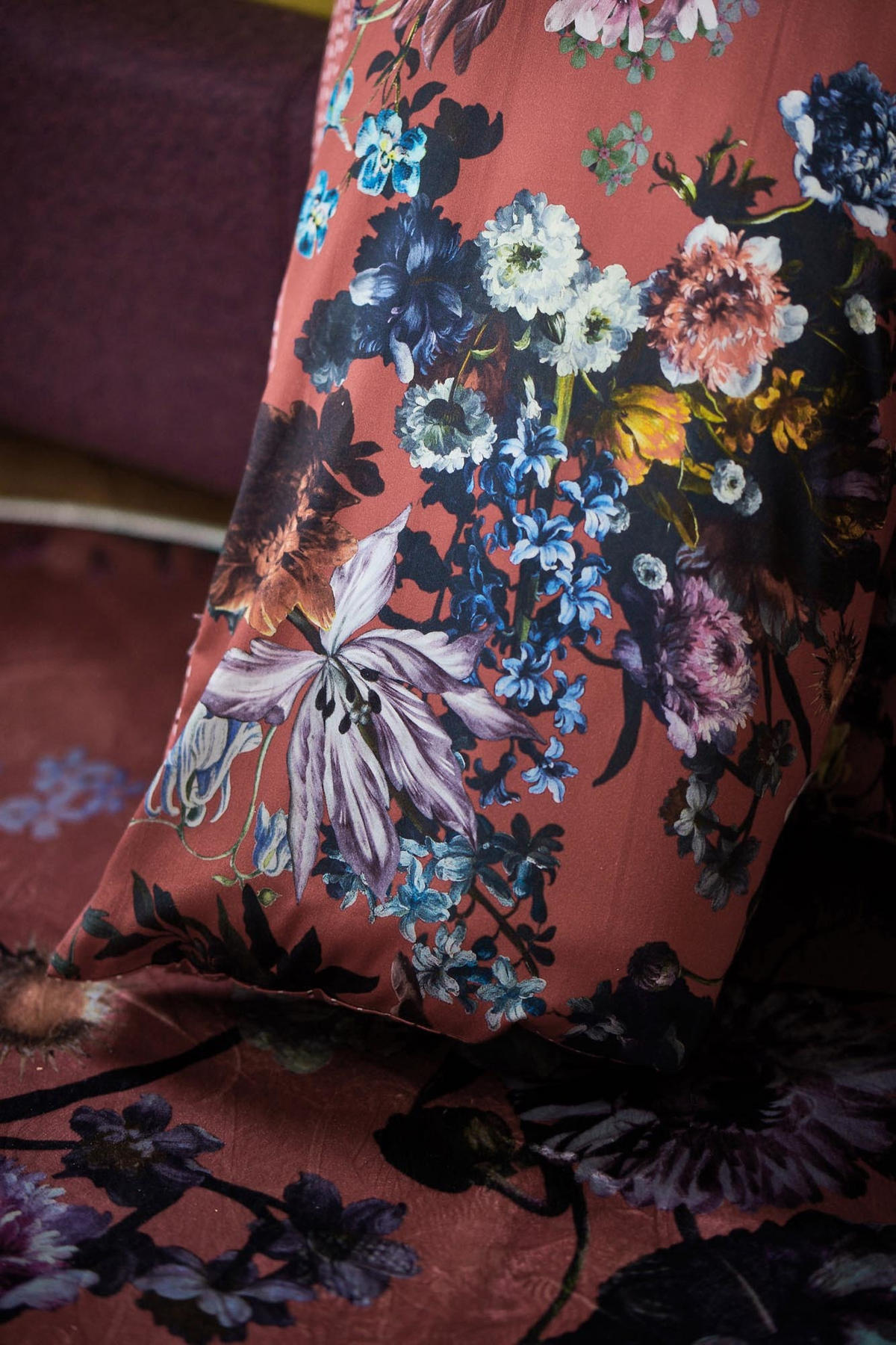 WENDEBETTWÄSCHE SS22 Satin  - Rot, KONVENTIONELL, Textil (155/220cm) - Essenza