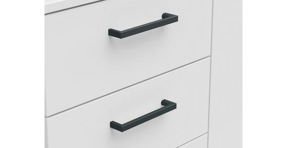 KOMMODE 120/83/40 cm in Weiß - Anthrazit/Schwarz, MODERN, Holzwerkstoff/Kunststoff (120/83/40cm) - Carryhome