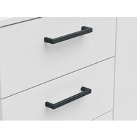 KOMÓD 120/83/40 cm  - fekete/antracit, Modern, műanyag/faalapú anyag (120/83/40cm) - Carryhome