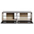 LOWBOARD 140/46/40 cm - Chromfarben/Graphitfarben, Design, Glas/Holzwerkstoff (140/46/40cm) LOWBOARD 140/46/40 cm - Chromfarben/Graphitfarben, Design, Glas/Holzwerkstoff (140/46/40cm)