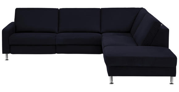 WOHNLANDSCHAFT in Textil Blau - Blau/Alufarben, Design, Textil/Metall (275/242cm) - Dieter Knoll