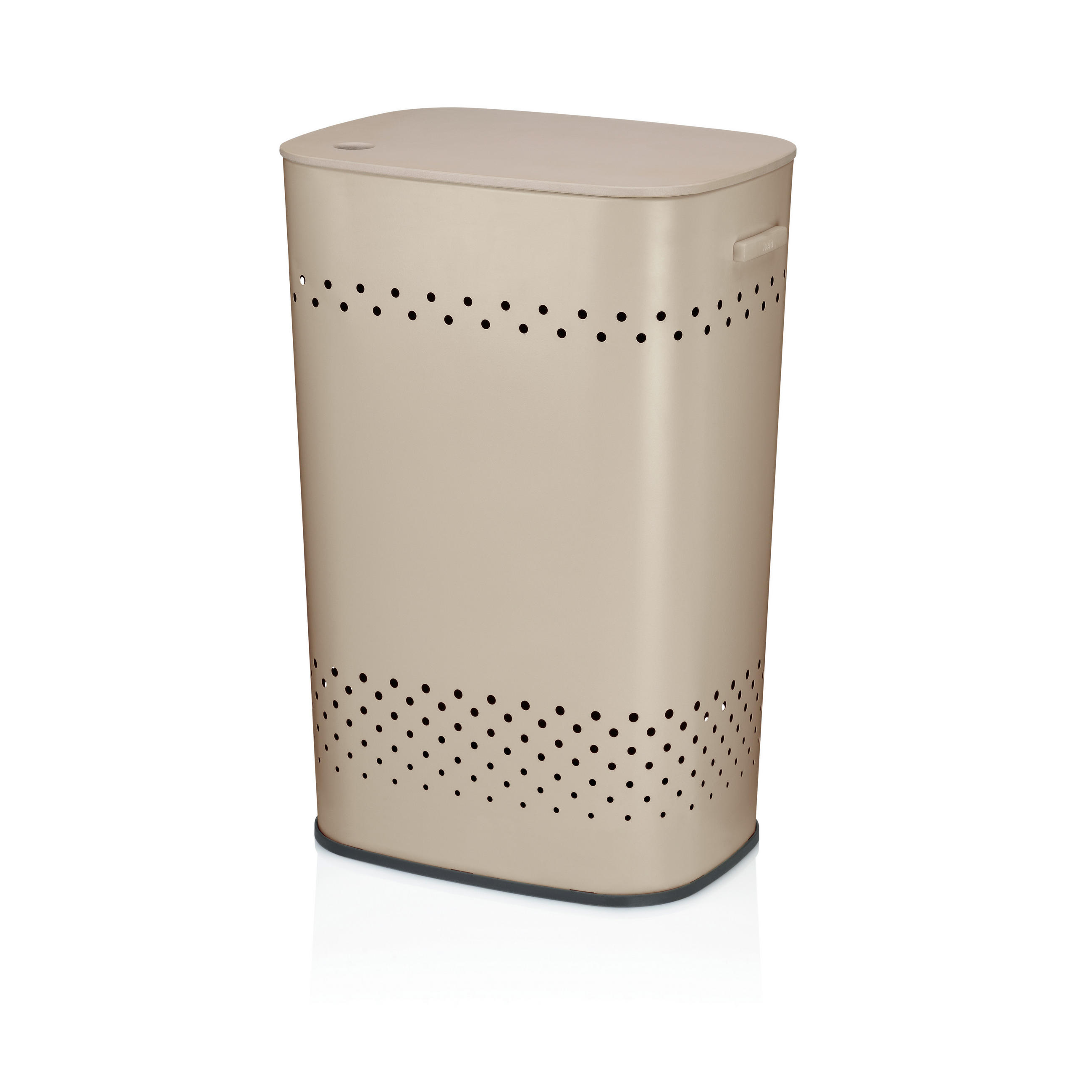 WÄSCHETONNE - Beige, Basics, Metall (39,5cm) - Kela