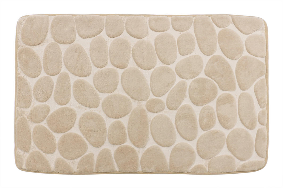 KOUPELNOVÁ PŘEDLOŽKA, 60/45 cm - krémová, Basics, textil (60/45cm) - Boxxx