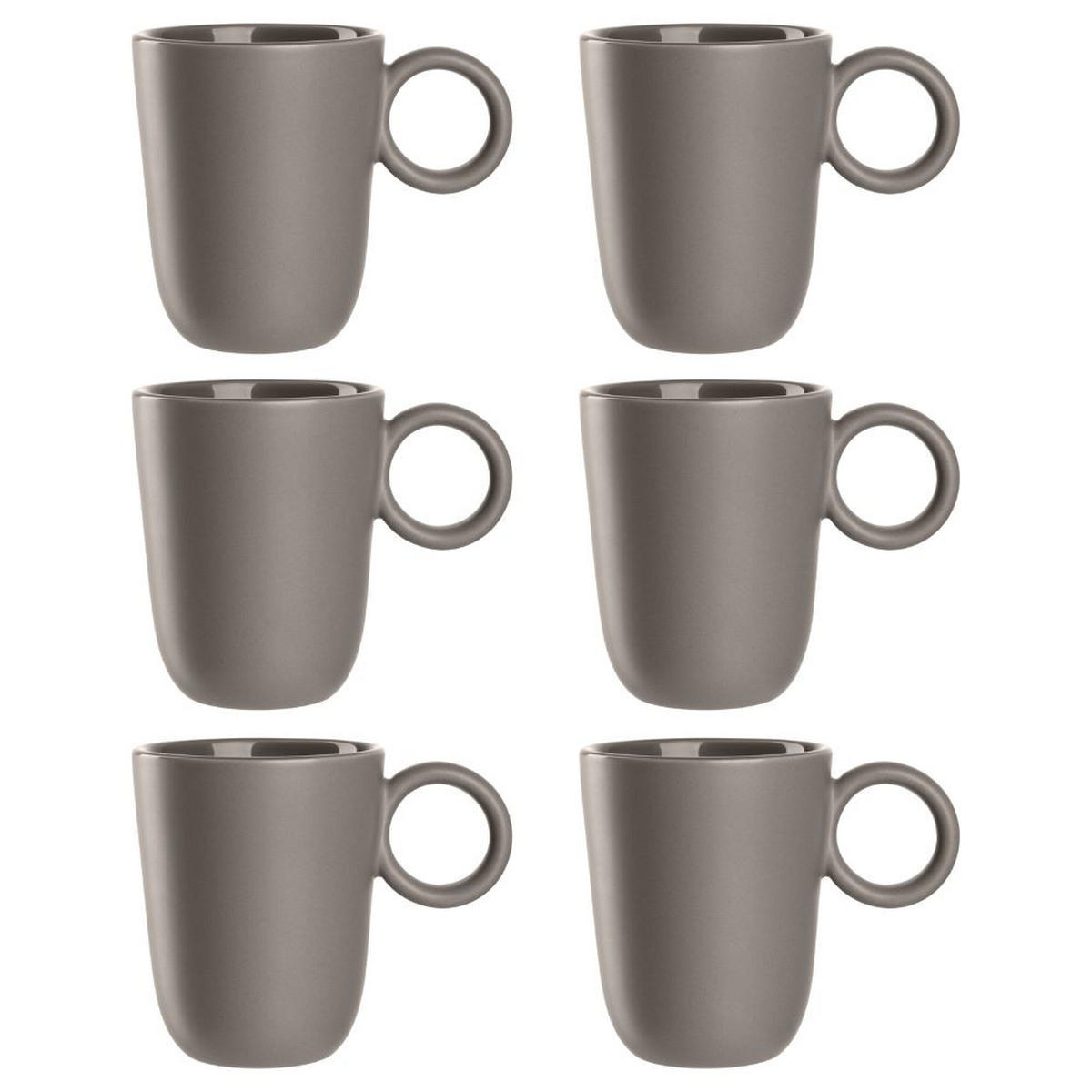 TASSE ROMA   400,00 ml  - Taupe, KONVENTIONELL, Keramik (13,30/11,00/8,80cm) - Leonardo