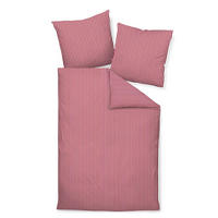 WENDEBETTWÄSCHE Giorgio Makosatin 200/220 cm  - Weiß/Dunkelrot, KONVENTIONELL, Textil (200/220cm) - Janine