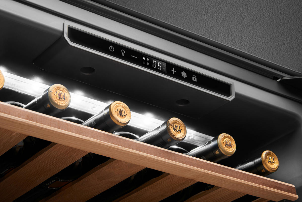 WEINKÜHLSCHRANK CVI621NR3  - Schwarz/Kupferfarben, Basics, Glas/Metall (59,6/45,7/56cm) - SMEG